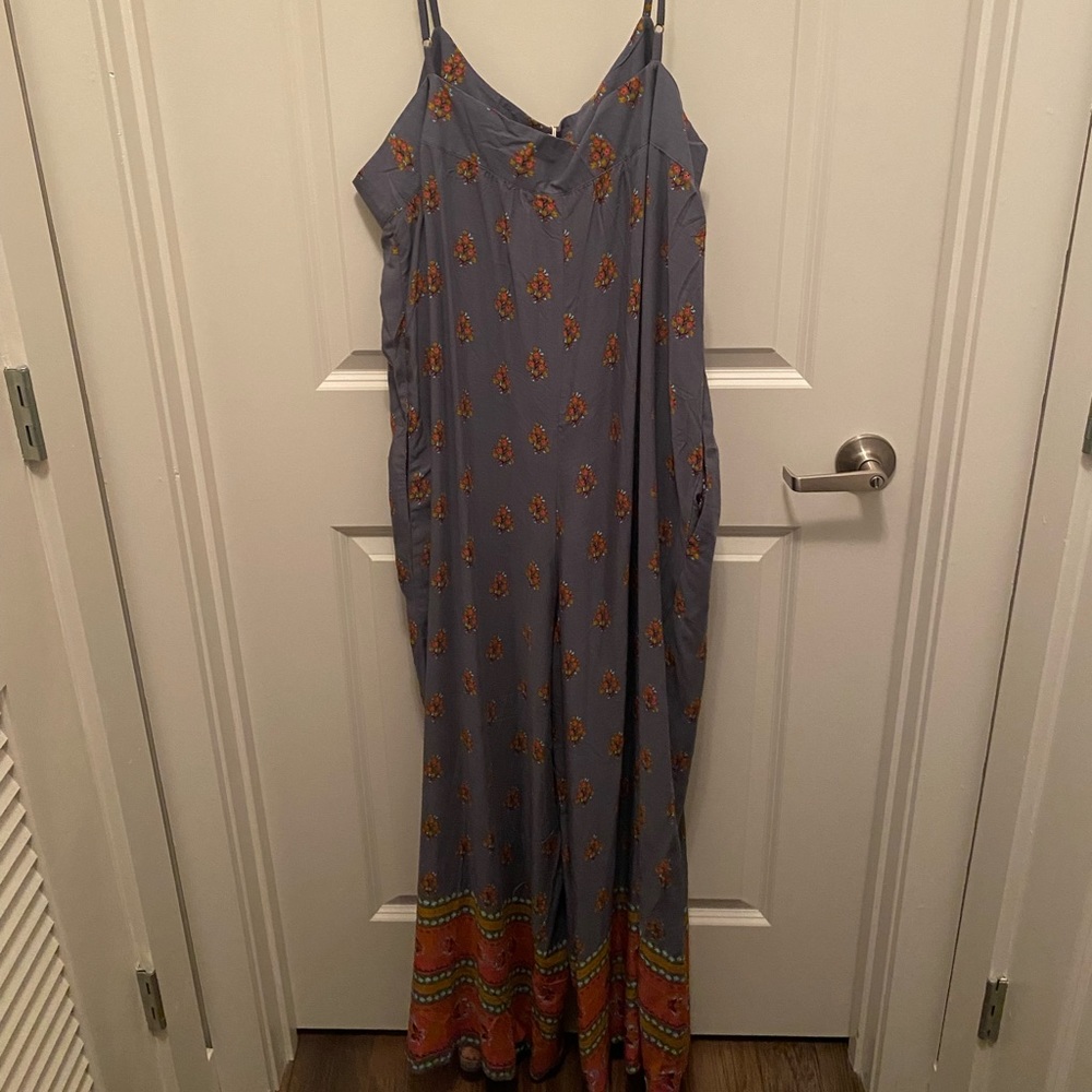 Natural Life Dress/Pants Blue/Gray Orange XL. New With Tags!